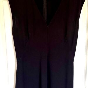 Everlane Black V-Neck Sheath Dress